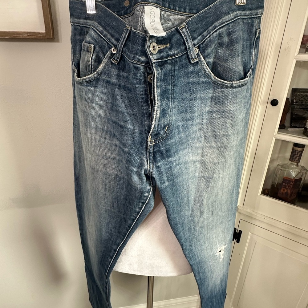 Nobody Denim Relaxed Blue Jeans